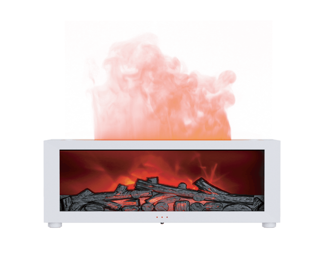 Ember White Fireplace Aroma Diffuser - FACIAL SAUNA/DIFFUSERS - Beattys of Loughrea