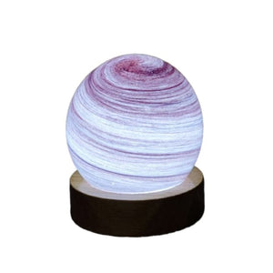 Amethyst Haze Planetary Radiant Light, 8cm - TABLE/BEDSIDE LAMPS - Beattys of Loughrea