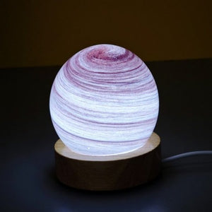 Amethyst Haze Planetary Radiant Light, 8cm - TABLE/BEDSIDE LAMPS - Beattys of Loughrea