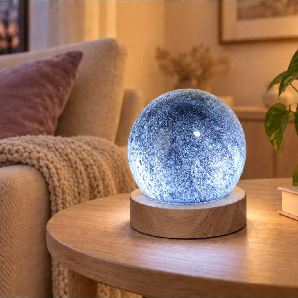 Cosmic Black Planetary Radiant Light, 8cm - TABLE/BEDSIDE LAMPS - Beattys of Loughrea