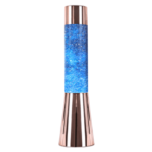 Rose Gold Metallic Glitter Lamp - TABLE/BEDSIDE LAMPS - Beattys of Loughrea