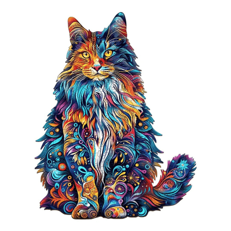 Wooden Puzzle 300pcs - Siberian Cat - JIGSAWS - Beattys of Loughrea