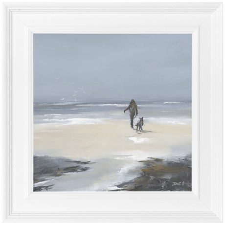 Beach Walk Small I HF Framed Picture - GW114 - Beattys of Loughrea | www.beattys.ie