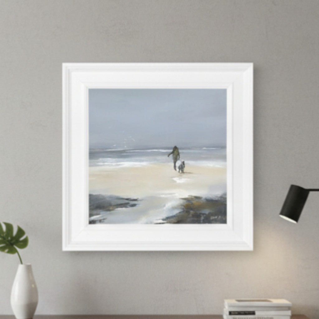 Beach Walk Small I HF Framed Picture - GW114 - Beattys of Loughrea | www.beattys.ie