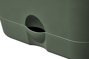 Elho Green Basics Growpot Square All - in - 1 20cm Leaf Green - PLANTER POT CLAY / CERAMIC - Beattys of Loughrea