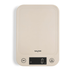 Salter Digital Kitchen Scale – Cream - Beattys of Loughrea | www.beattys.ie