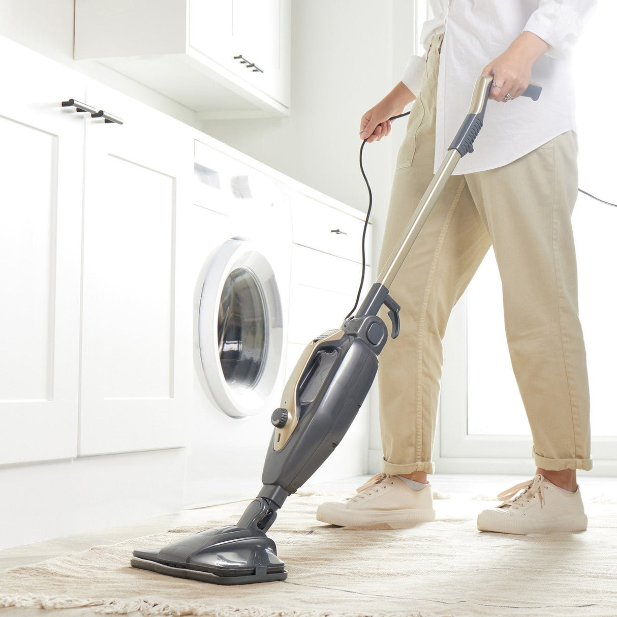 Beldray 14 in 1 Steam Cleaner – Flexi - Hinge, Titanium 1300W - STEAM CLEANER - Beattys of Loughrea
