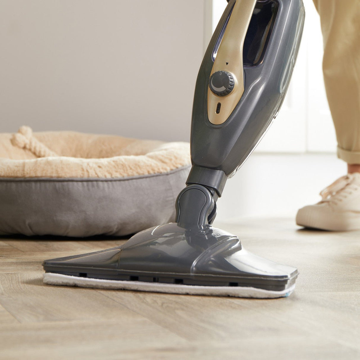 Beldray 14 in 1 Steam Cleaner – Flexi - Hinge, Titanium 1300W - STEAM CLEANER - Beattys of Loughrea