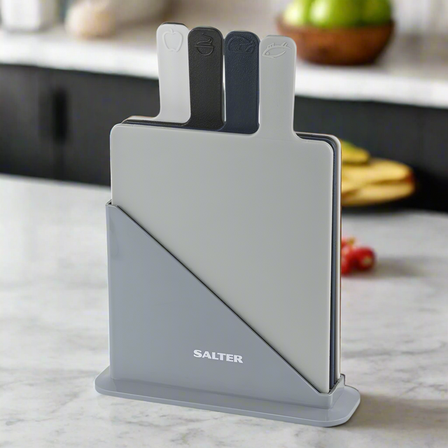 Salter Set of 4 Chopping Boards - PLASTICS - STORAGE LUNCH BOX BEAKER - Beattys of Loughrea