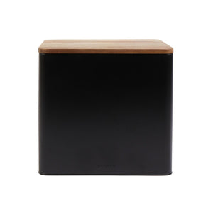 Salter Toronto Bread Bin – Black/Wooden - ENAMELWARE/JARS/TRAYS - Beattys of Loughrea