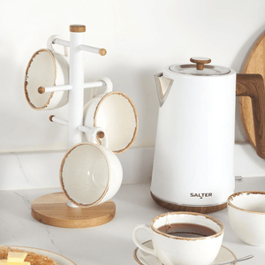 Salter Toronto Mug Tree - White - WOODEN KITCHENWARE /ACCESSORIES - Beattys of Loughrea