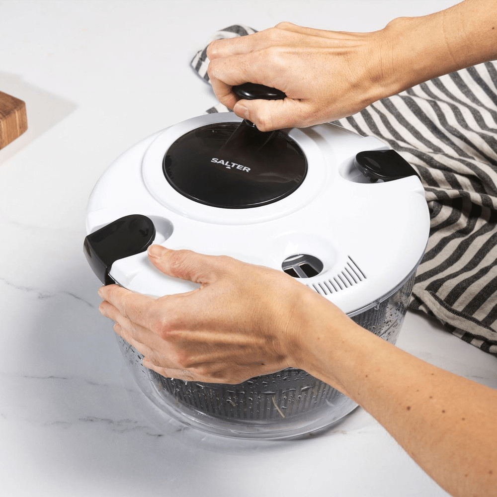 Salter Salad Spinner – 5 Litre - KITCHEN HAND TOOLS - Beattys of Loughrea