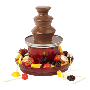 Giles & Posner Chocolate Fountain with Fruit Tray - SMOOTHIE ICECREAM YOG POPCORN CHOC - Beattys of Loughrea