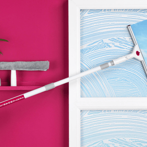 Kleeneze Five - Piece 2 - In - 1 Microfibre Telescopic Window Cleaning Set - CLEANING - DUSTER / WINDOW ACCS - Beattys of Loughrea