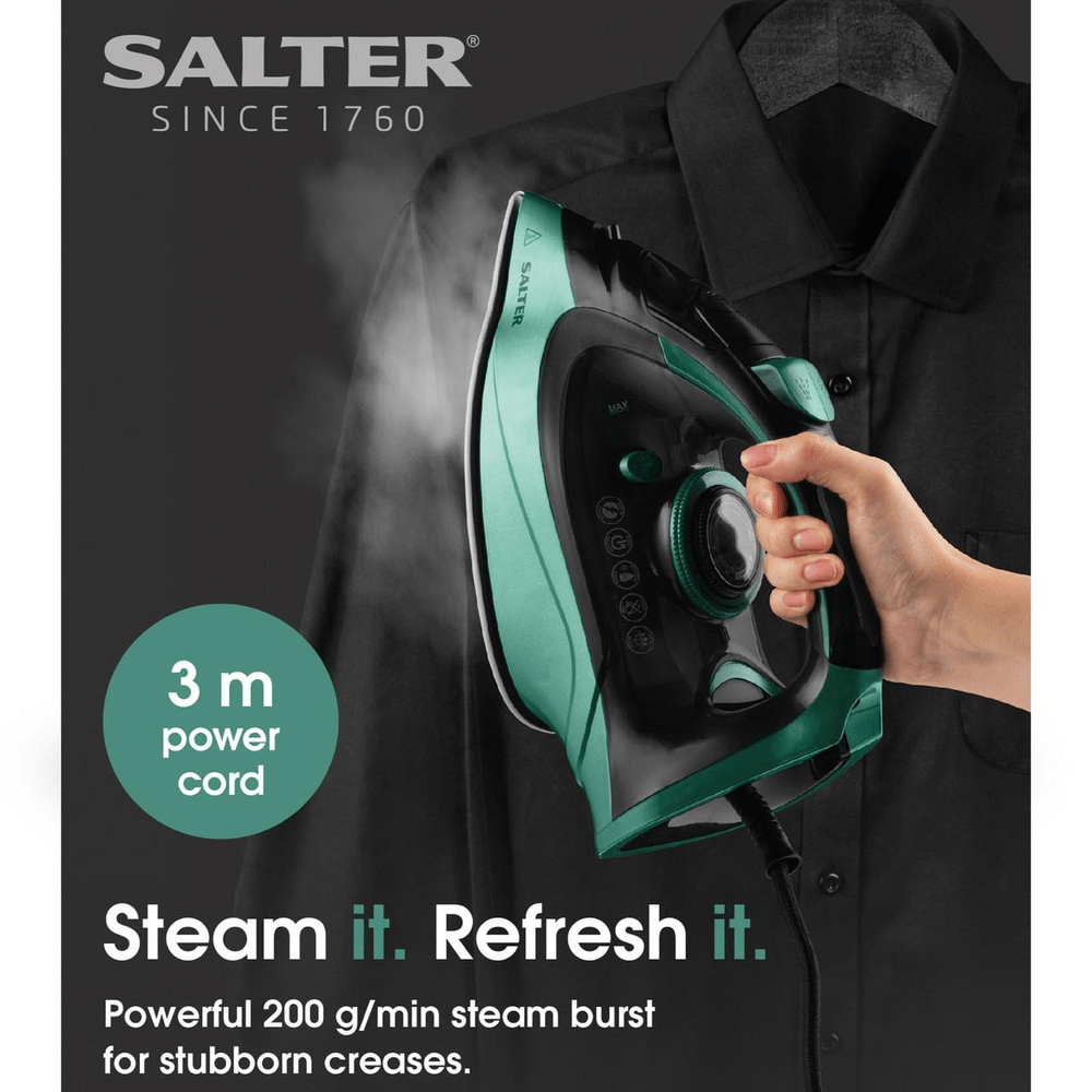 Salter Steam Iron - 3200W - IRONS - Beattys of Loughrea