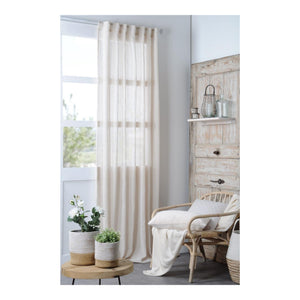 STOF Madrid Voile Curtain, Natural, 140x260cm - CURTAINS - READY MADE - Beattys of Loughrea