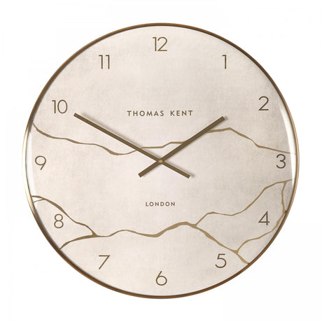 Thomas Kent 26" Oyster Wall Clock Stone - CLOCKS - Beattys of Loughrea