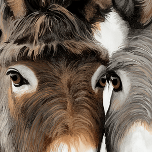 Eey and Ore and Abe and Lincoln Framed Wall Art - Set of 2 - PICTURES, PAINTINGS - Beattys of Loughrea