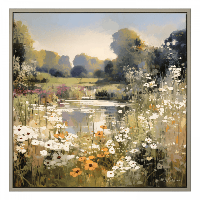 Wildflower Reflections Framed Wall Art - PICTURES, PAINTINGS - Beattys of Loughrea