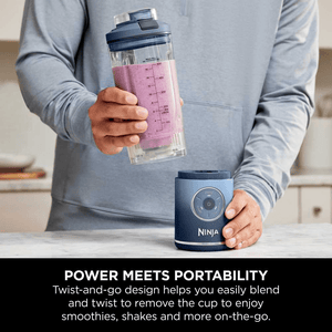 Ninja Blast Max Portable Blender - Navy BC251UKNV - FOOD PROCESSORS - Beattys of Loughrea