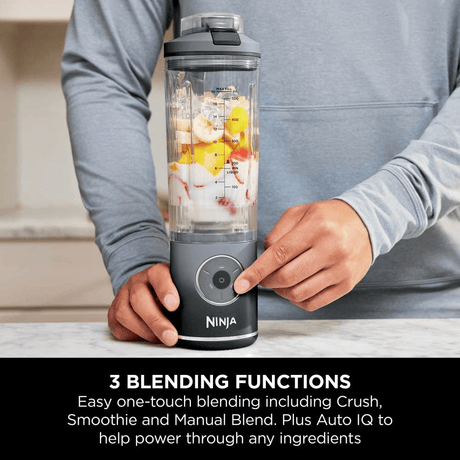Ninja Blast Max Portable Blender - Cool Grey BC251UKGY - FOOD PROCESSORS - Beattys of Loughrea
