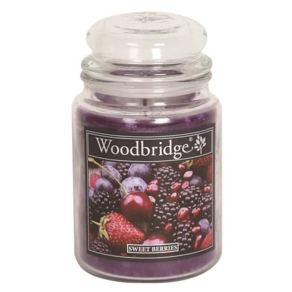 Sweet Berries Woodbridge Large Scented Candle Jar - CANDLES - Beattys of Loughrea