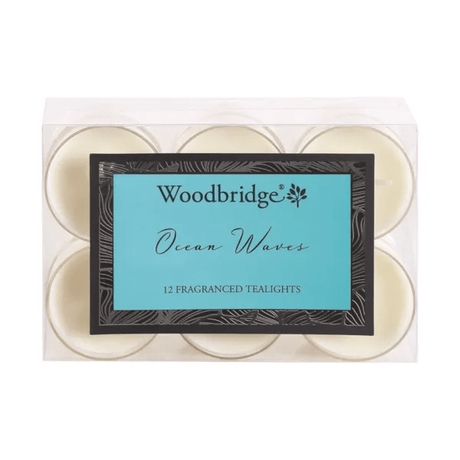 Woodbridge Ocean Waves - Tealights (12 Pieces) - CANDLES - Beattys of Loughrea
