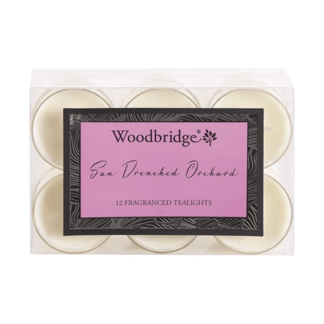 Woodbridge Sun Drenched Orchard - Tealights (12 Pieces) - CANDLES - Beattys of Loughrea
