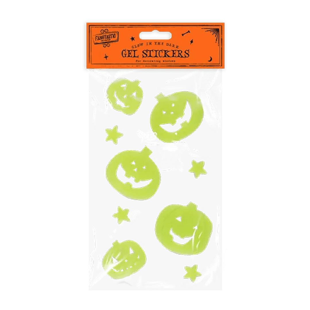 Halloween Glow in the Dark Gel Window Stickers - HALLOWEEN, PKT MONEY, JOKE - Beattys of Loughrea