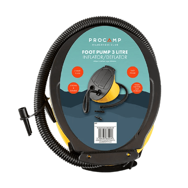 ProCamp Foot Pump 3L - CAR ACCESSORIES - Beattys of Loughrea