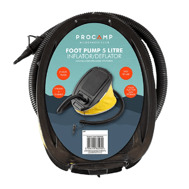 ProCamp Foot Pump 5L - CAR ACCESSORIES - Beattys of Loughrea