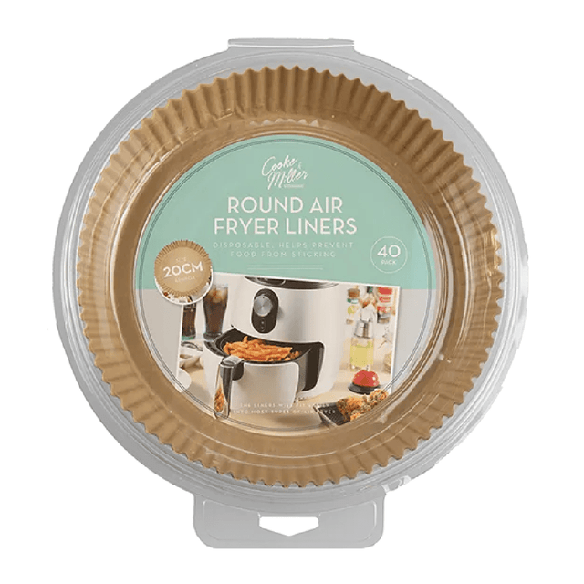 Air Fryer Liner Round Dia.20cm 40pk - MICROWAVE WARE/FOILS/FREEZER BAG - Beattys of Loughrea