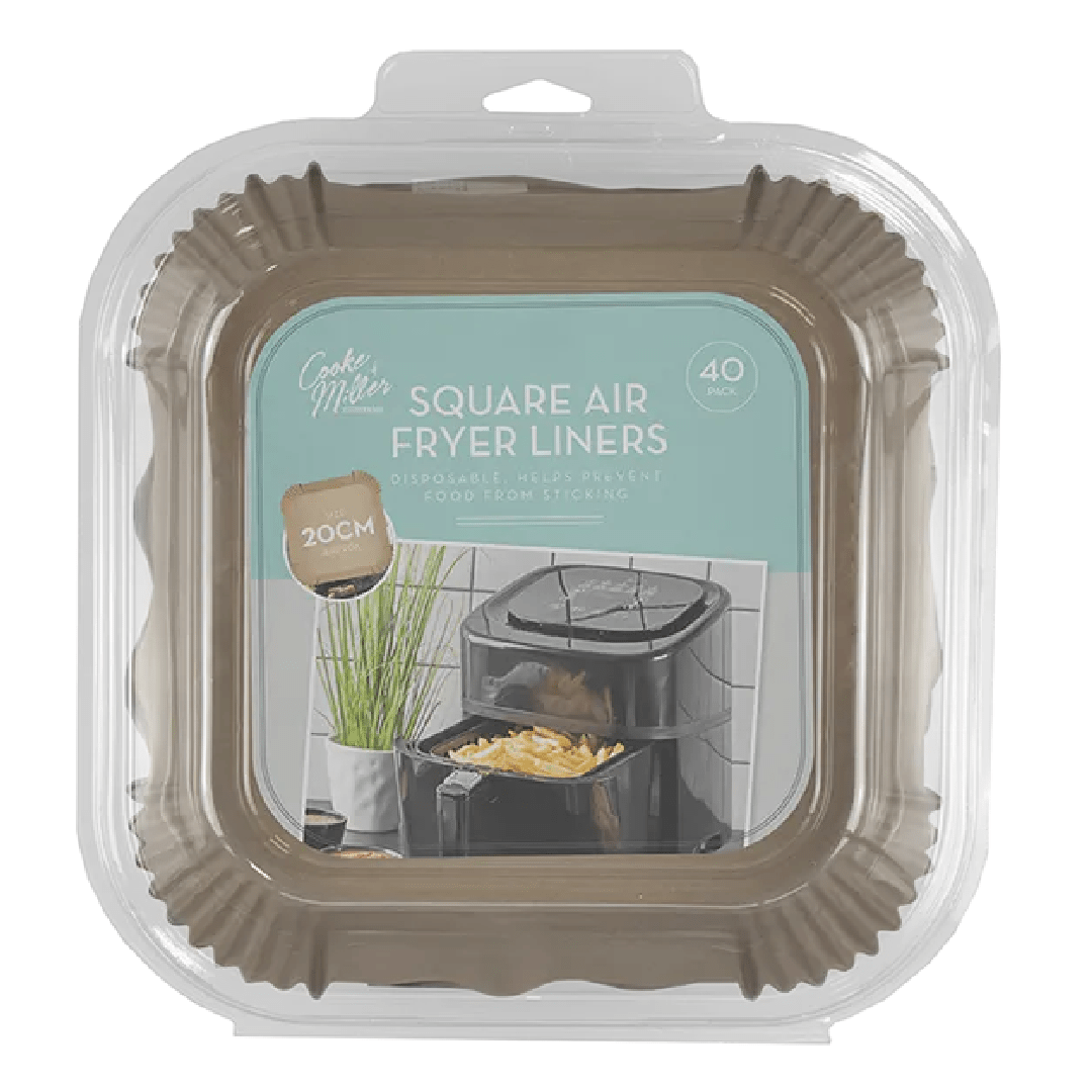Air Fryer Liner Square 20 x 20cm 40pk - MICROWAVE WARE/FOILS/FREEZER BAG - Beattys of Loughrea