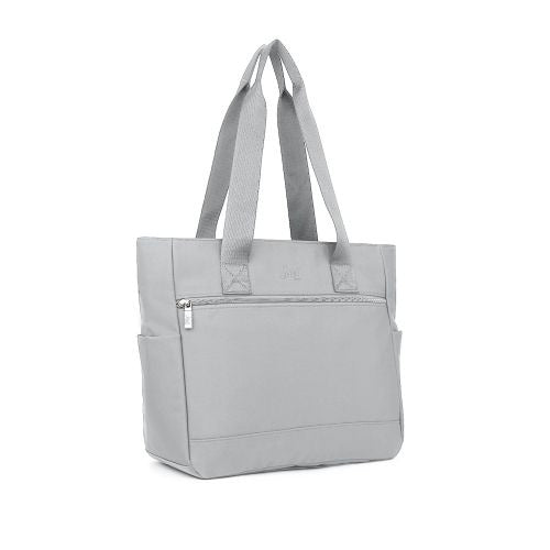 Jazzi Nylon Tote Bag Silver Grey - RUCKSACK BACKPACK SCHOOL BAG - Beattys of Loughrea