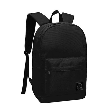 Outdoor Gear Casual Plain Backpack Black - RUCKSACK BACKPACK SCHOOL BAG - Beattys of Loughrea