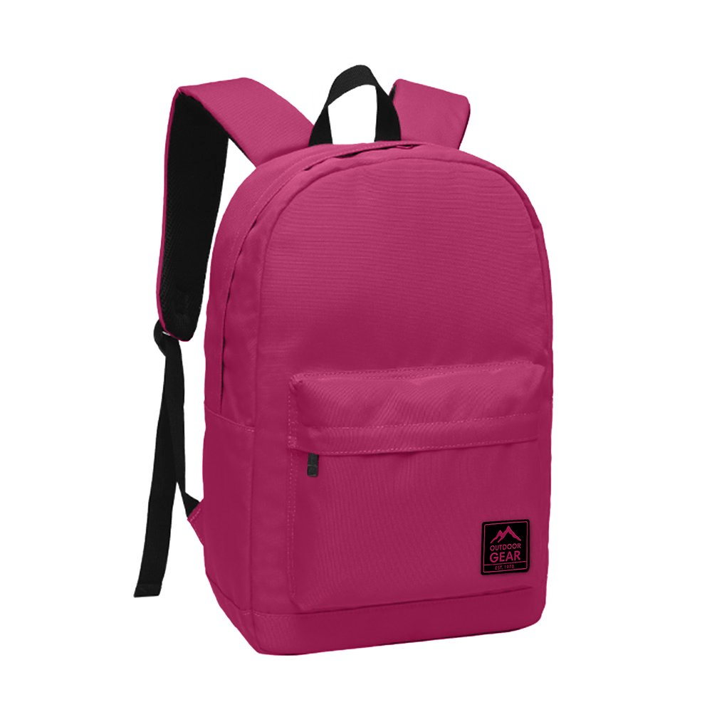 Outdoor Gear Casual Plain Backpack Fuchsia - RUCKSACK BACKPACK SCHOOL BAG - Beattys of Loughrea