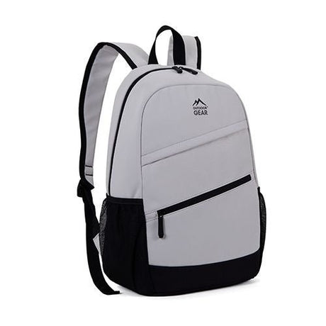 Casual Backpack 4603 - Silver - RUCKSACK BACKPACK SCHOOL BAG - Beattys of Loughrea