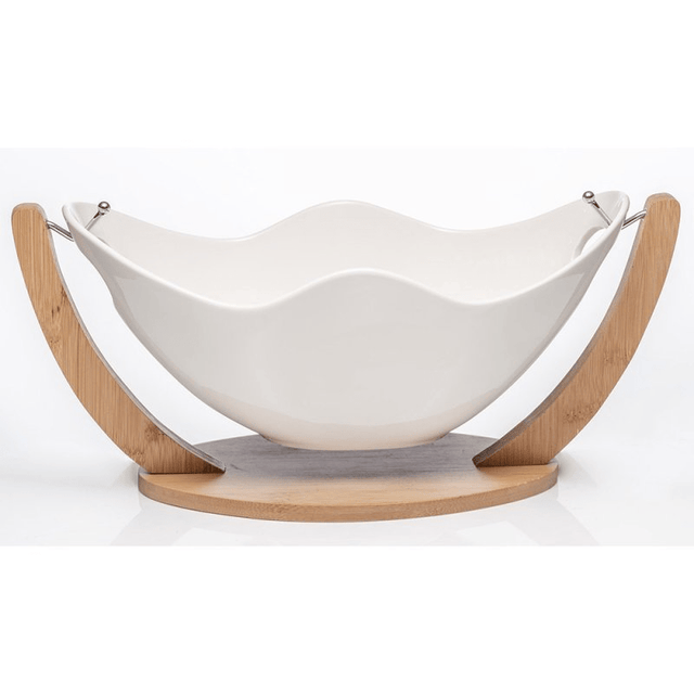 Newgrange Living Fruit Bowl With Stand - DRINKING GLASSES - Beattys of Loughrea