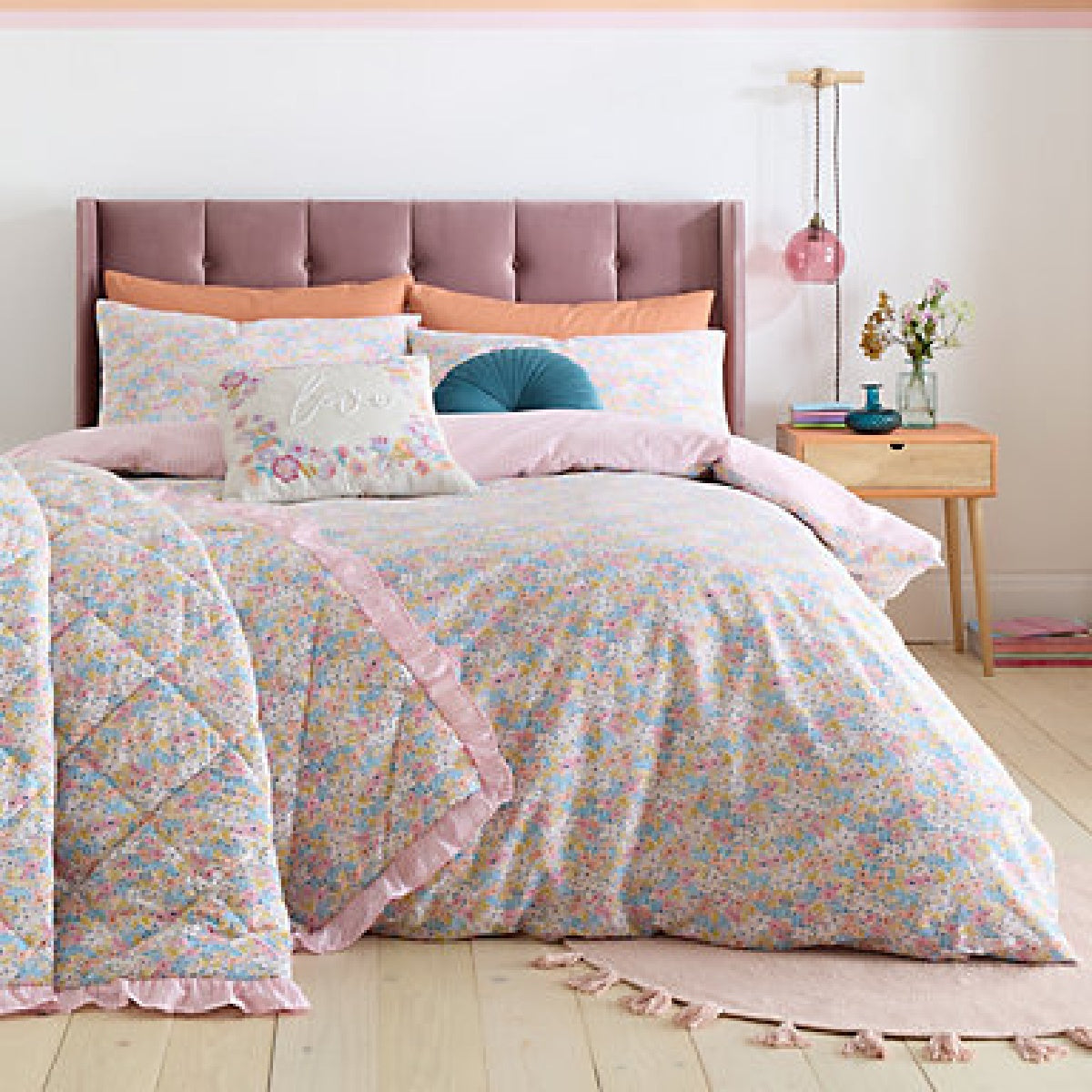 Catherine Lansfield Kids Digger Dreams Single Fitted Sheet Blue