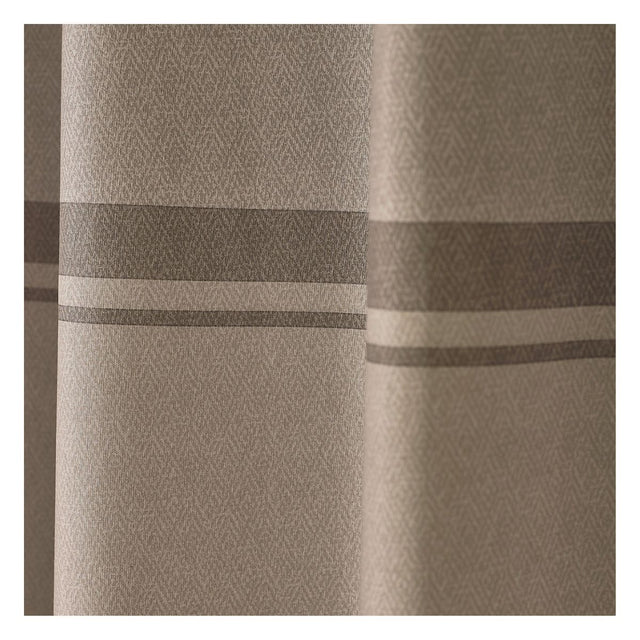 Catherine Lansfield Melville Natural Eyelet Curtains (90" x 90") - CURTAINS - READY MADE - Beattys of Loughrea