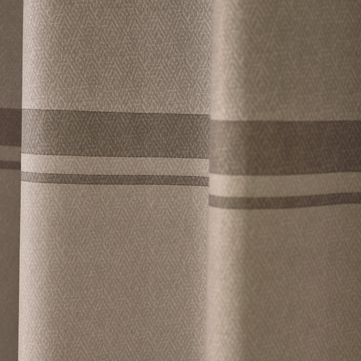 Catherine Lansfield Melville 66 x 72 Inch Lined Eyelet Curtains Two Panels Natural
