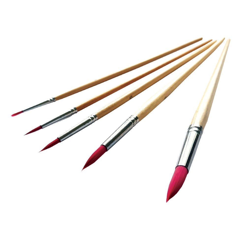 Fleetwood 5 Piece Artist Synthetic Brush Set - PAINT BRUSHES - Beattys of Loughrea
