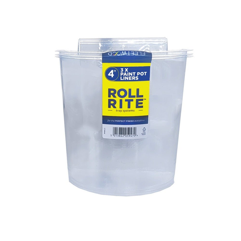 Fleetwood 4" Roll Rite Paint Pot Liner - 3 Pack - PAINT TOOLS - Beattys of Loughrea