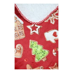 STOF Hohoho Christmas Throw, Multicolour, 130x160cm - THROWS/BLANKETS - Beattys of Loughrea