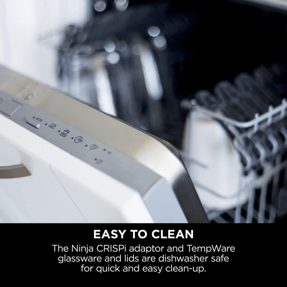 Ninja CRISPi 4 - in - 1 Portable Glass Air Fryer - Sage FN101UKSG - AIR FRYER / DEEP FAT FRYERS - Beattys of Loughrea