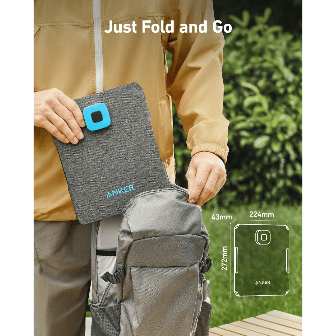 Anker SOLIX PS30 Portable Solar Panel 30w | A24260A1 - USB PC ACCESSORIES - Beattys of Loughrea