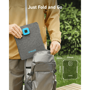 Anker SOLIX PS30 Portable Solar Panel 30w | A24260A1 - USB PC ACCESSORIES - Beattys of Loughrea