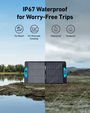 Anker Solix Foldable Solar Panel 100 W | A24340A1 - USB PC ACCESSORIES - Beattys of Loughrea