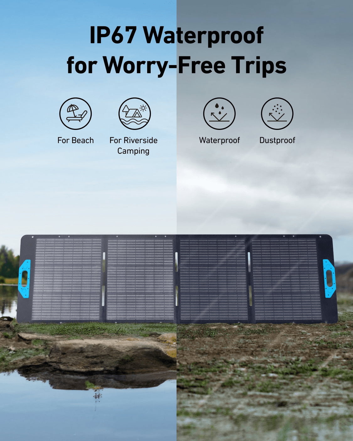 Anker SOLIX 531 200W Solar Panel | A24360A1 - USB PC ACCESSORIES - Beattys of Loughrea