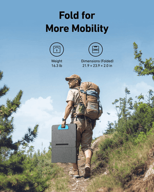 Anker SOLIX 531 200W Solar Panel | A24360A1 - USB PC ACCESSORIES - Beattys of Loughrea